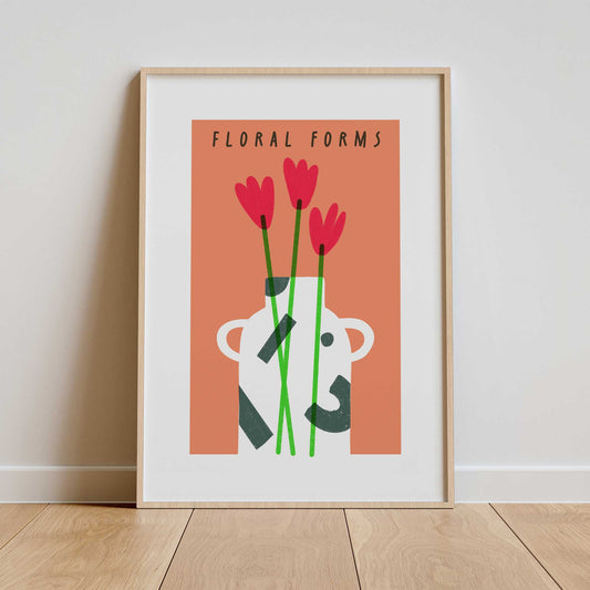 Floral Forms Print