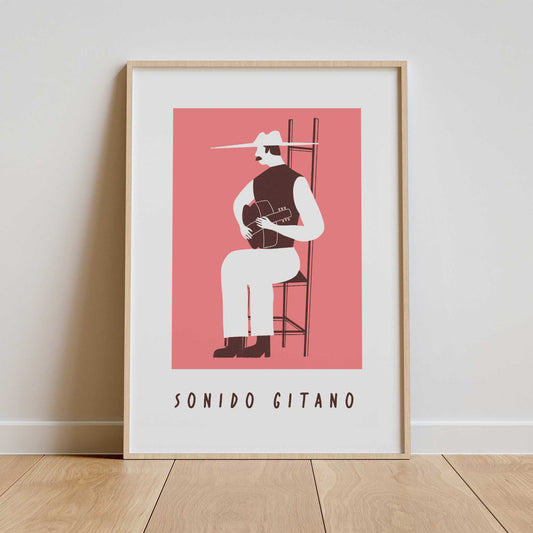 Sonido Gitano Print